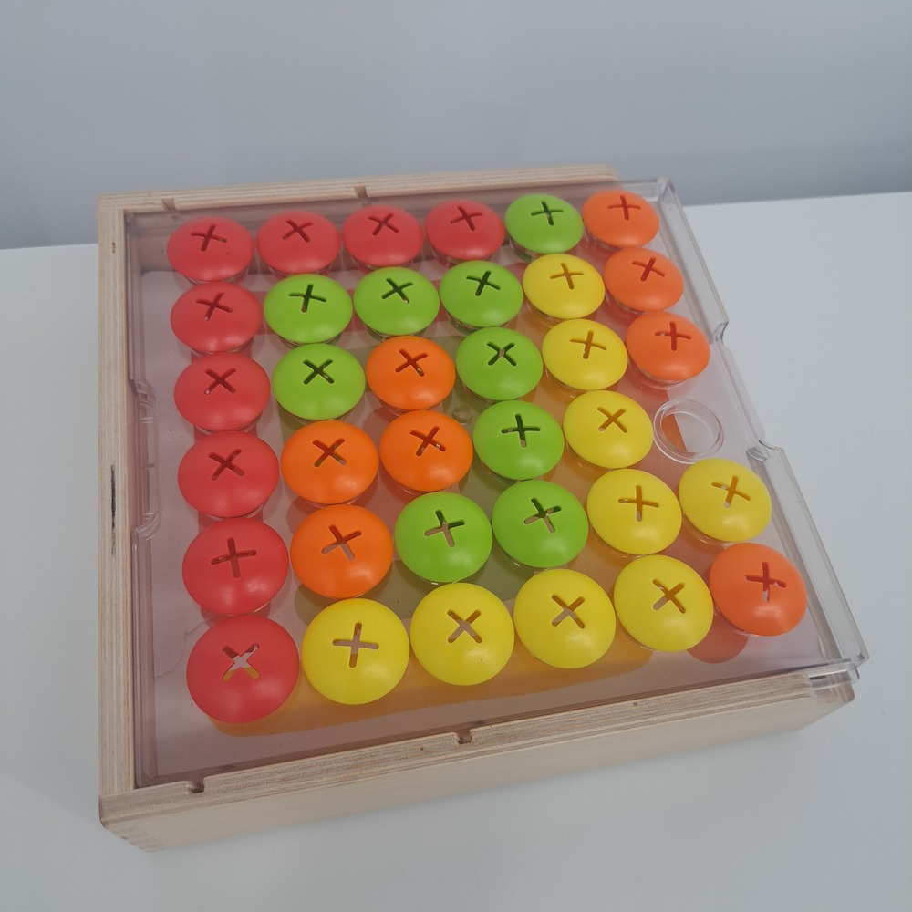 Lovevery Mosaic Button Board Wooden Educational Toy Montessori Learning Game